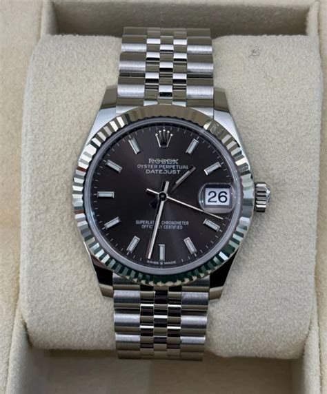 rolex datejust grigio e oro|rolex datejust 31.